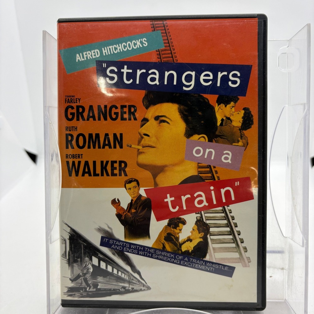 Strangers on a Train DVD Alfred Hitchcock Farley Granger Robert Walker Noir